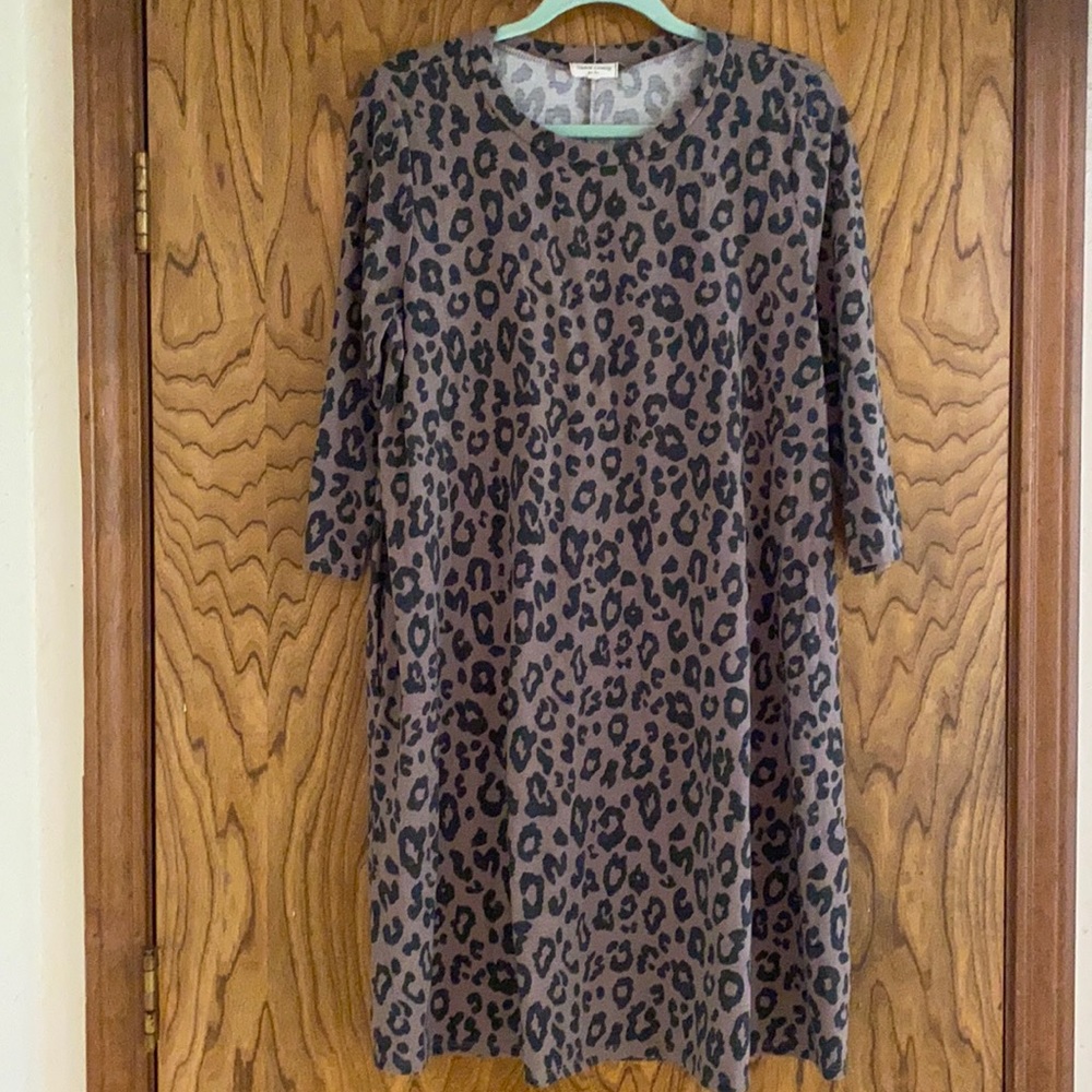 Boutique Brand Cheetah Print Swing Dress